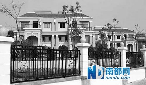 深圳市国税局金水湾度假村别墅区外景。