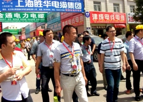 市五金机电行业代表在西安考察市场