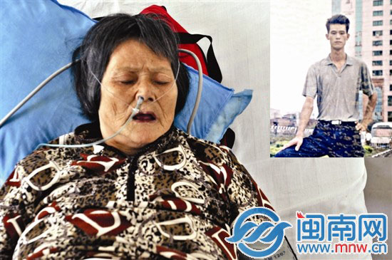大狼的母亲病得很严重，时而清醒时而昏迷