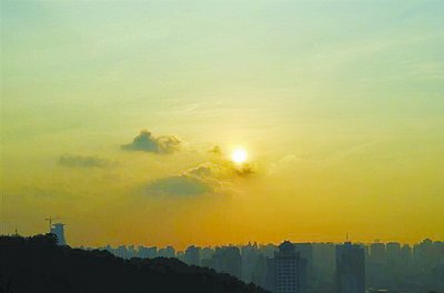 狐尾山观景台