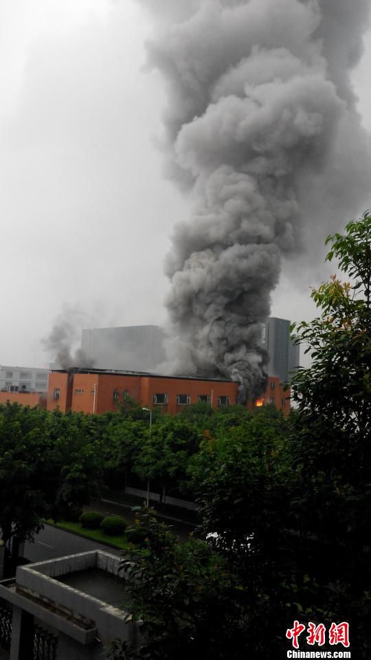 化学品闪爆事故现场
