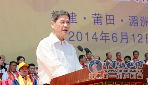 中共中央台办、国务院台办主任张志军出席第六届海峡 