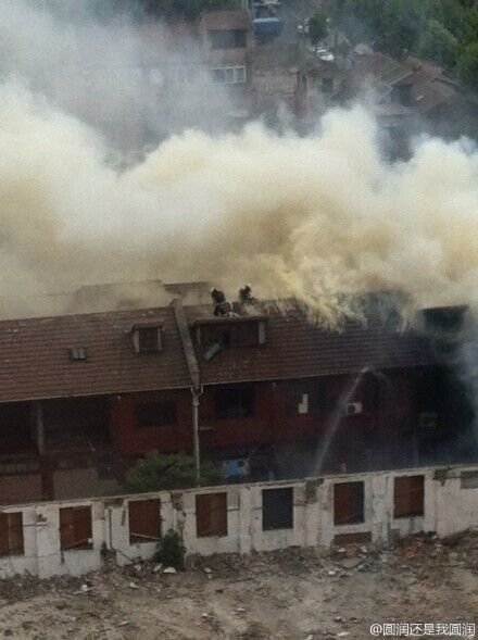 上海虹口区公平路聂耳旧居起火