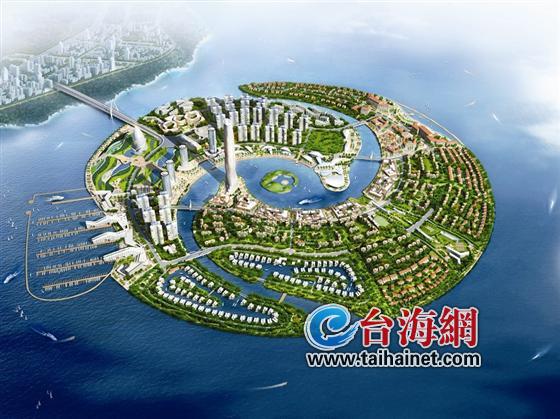漳州港以双鱼造型