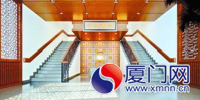慈济保生堂中医门诊部一层门厅效果图