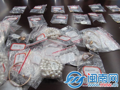 全部赃物价值百万，这些只是一部分