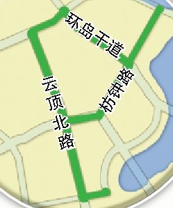 湖里高新技术园区自行车道线路