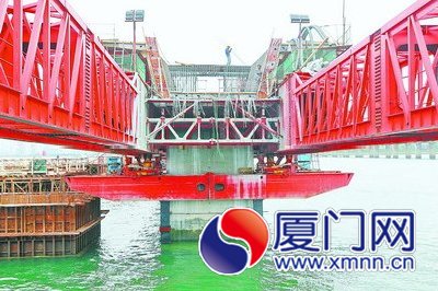 高集海堤改造工程施工现场