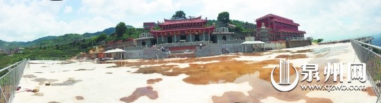 妈祖庙文化广场已完成硬化，今后这里将成为村民的活 