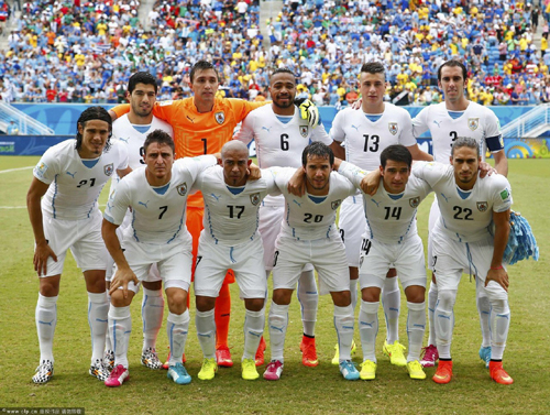 2014世界杯1\/8决赛16强淘汰赛哥伦比亚VS乌