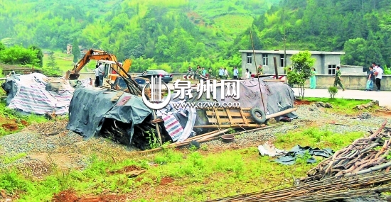 德化“两违”整治现场