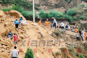 陕西榆林清涧下廿里铺乡发生坍塌事故