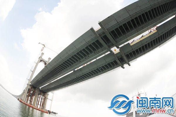 泉州湾跨海大桥主桥合龙