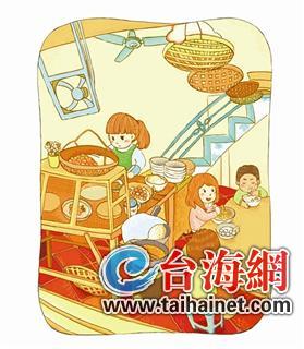 将家乡“古早味”绘上明信片