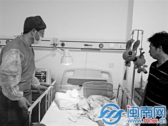 省红十字会副秘书长蔡康政探望琪琪