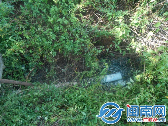 黄某的加工厂偷排污水的管道