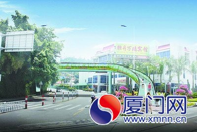 植物园西门天桥效果图
