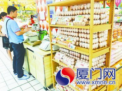 厦门市蛋价持续上涨