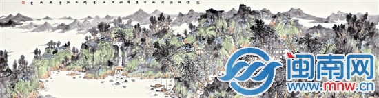 曹辉《泉清林影见》
