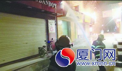 围里火灾现场