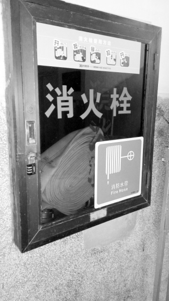 福清市医院内，消火栓竟全用密码锁锁住