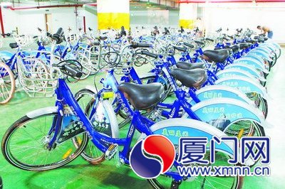 首批1000辆公共自行车已经抵达厦门
