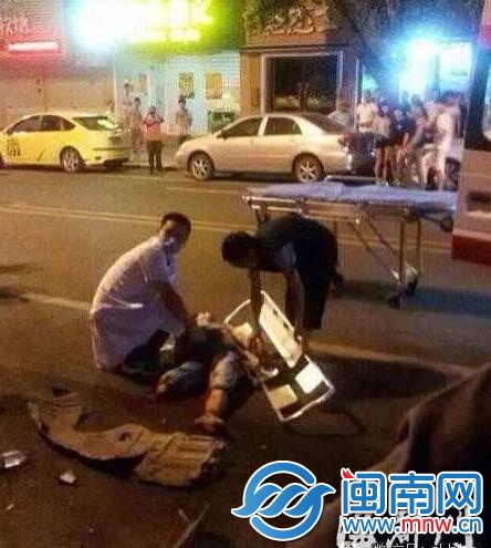 骑手断腿身亡