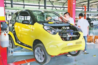 三明新能源汽车出口德国 年用车成本约1000元