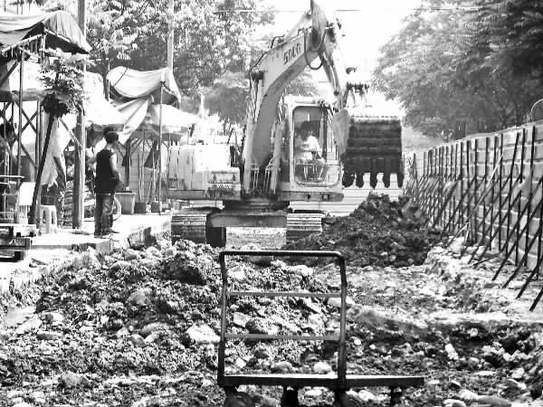 永安市宴公南路路面改造工程正式开工建设