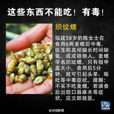 有毒食物黑名单1